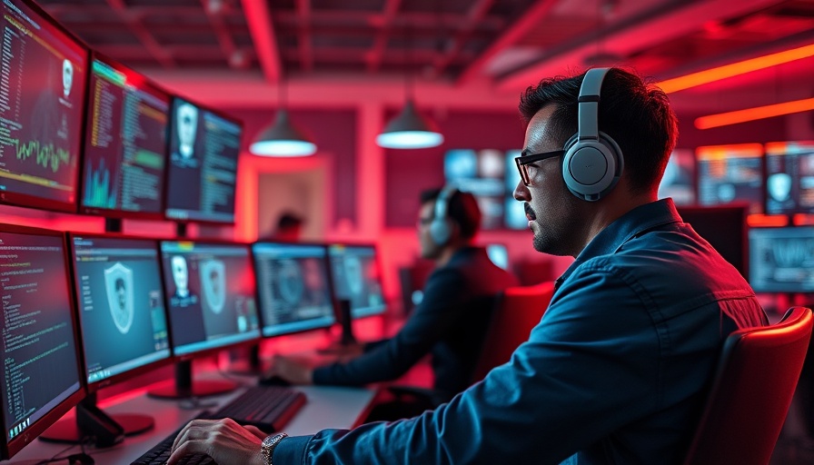 Cybersecurity analysts in a control room ensuring Cyber-Sicherheit für KMU.