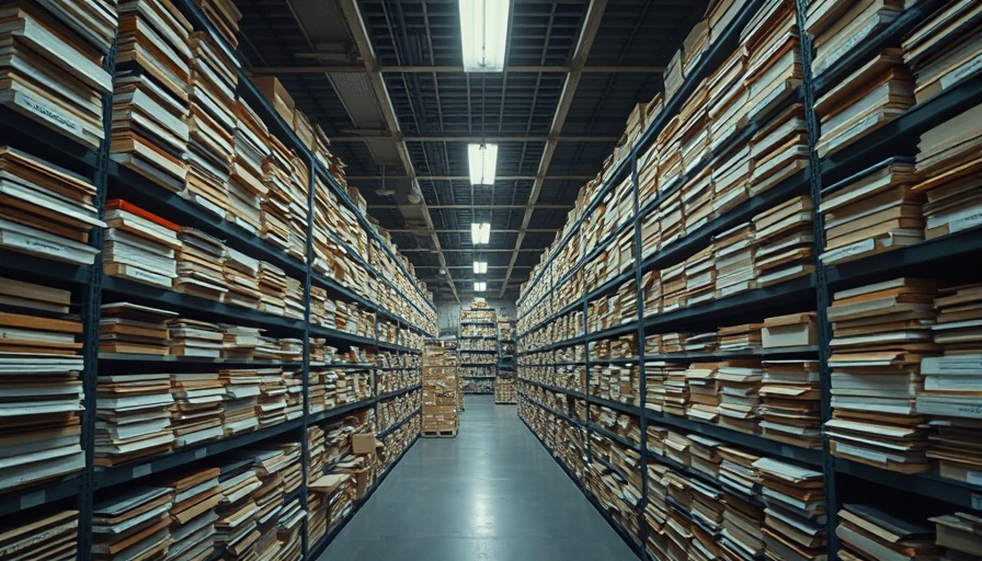 Organized archival storage room for Aufbewahrungsfristen für Unternehmen 2025.