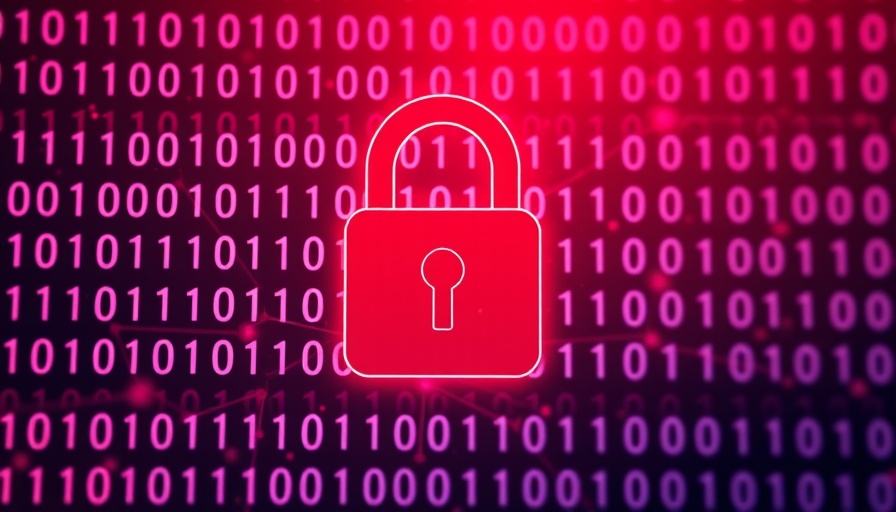 Digital padlock on binary background symbolizes Akira-Ransomware.