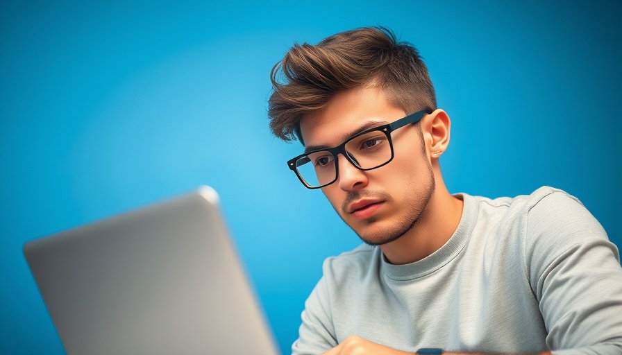 Privatsphäre auf Facebook und Instagram schützen: Man with logo glasses.