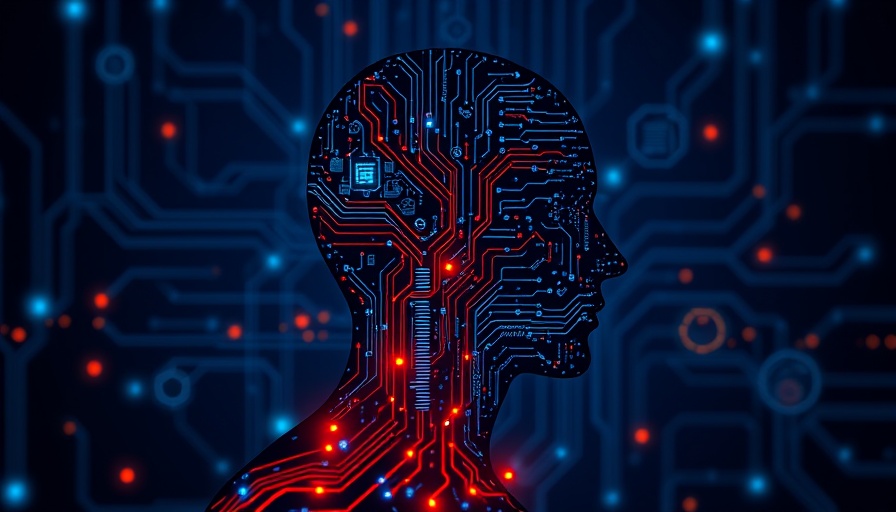 Futuristic AI digital human with circuits symbolizing Alexnet Open Source.