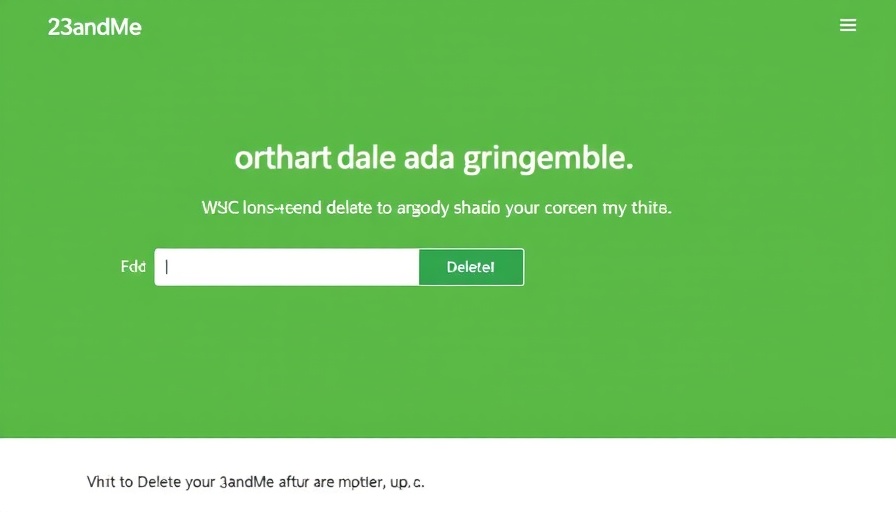 How to Delete Your 23andMe Data