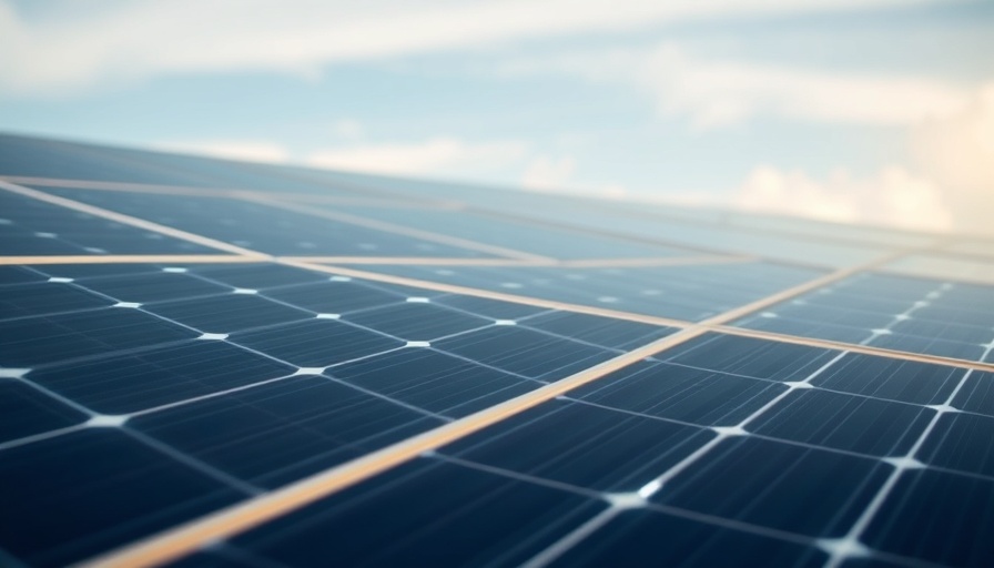Solar panels with digital security overlay highlighting vulnerabilities.