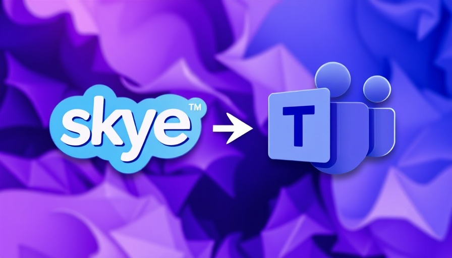 Skype wird abgeschaltet Illustration of Skype changing to Teams.