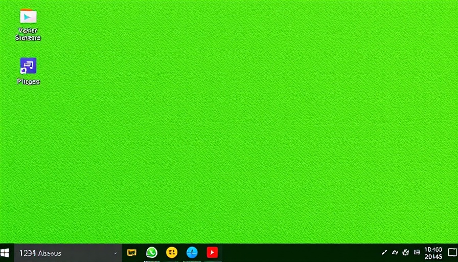 Minimalist desktop toolbar with app icons for Kontrolle über eigene Daten zurückgewinnen concept.