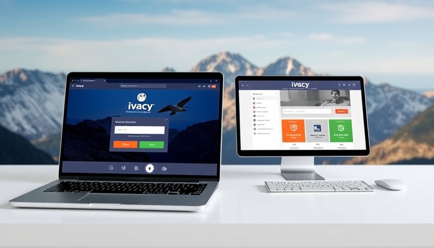 Installation screen of Ivacy VPN on devices.
