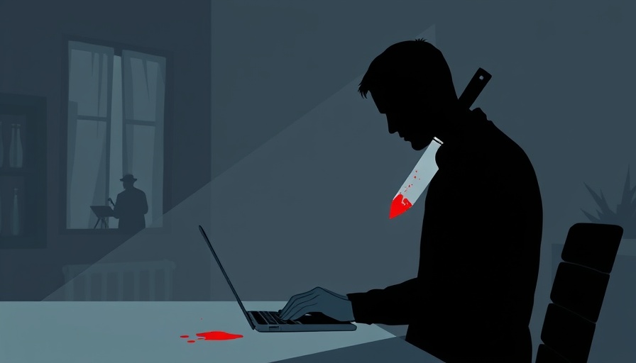 ChatGPT erklärt Menschen fälschlicherweise zu Mördern theme with a shadowy figure.
