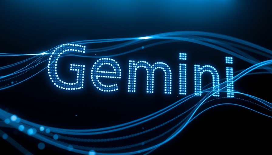 Gemini 2.5 Pro kostenlos digital design with light trails.