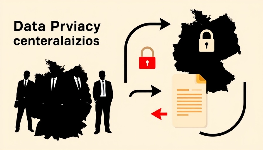 Graphic of Zentralisierung der Datenschutzaufsicht in Germany.