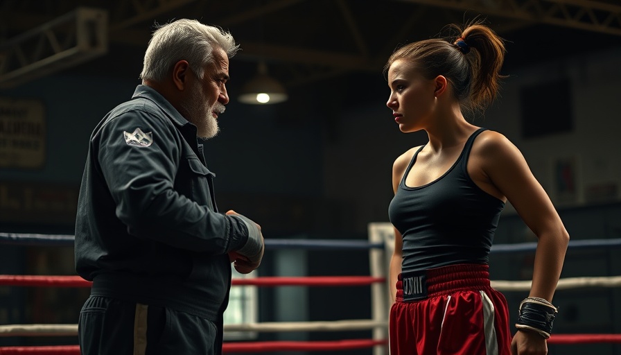 Neuauflage deutschen Boxerdramas im Stream: boxing coach and young boxer.