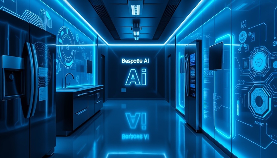 Samsung Bespoke AI Smart Home futuristic and illuminated design.