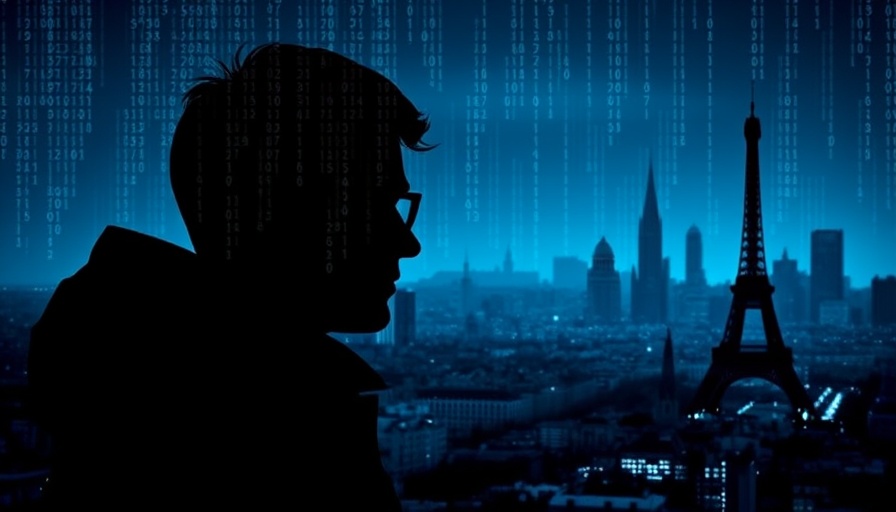 Silhouette observing city skyline symbolizing Digitale Souveränität
