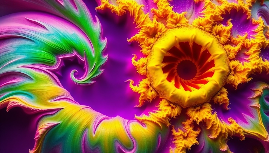 Vibrant fractal pattern exemplifying complex design, related to evidenzbasierte Politik.