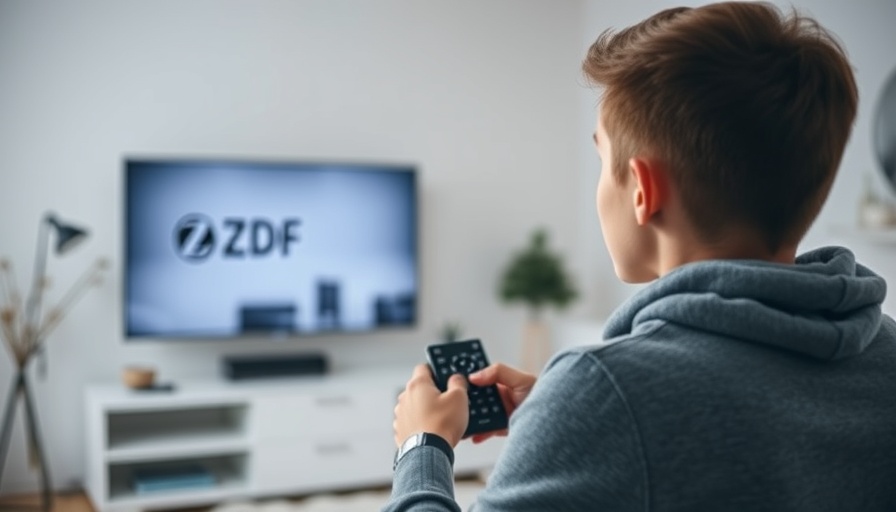 ZDF Kooperation Funk jüngere Zuschauer: Young viewer engaging with ZDF content.