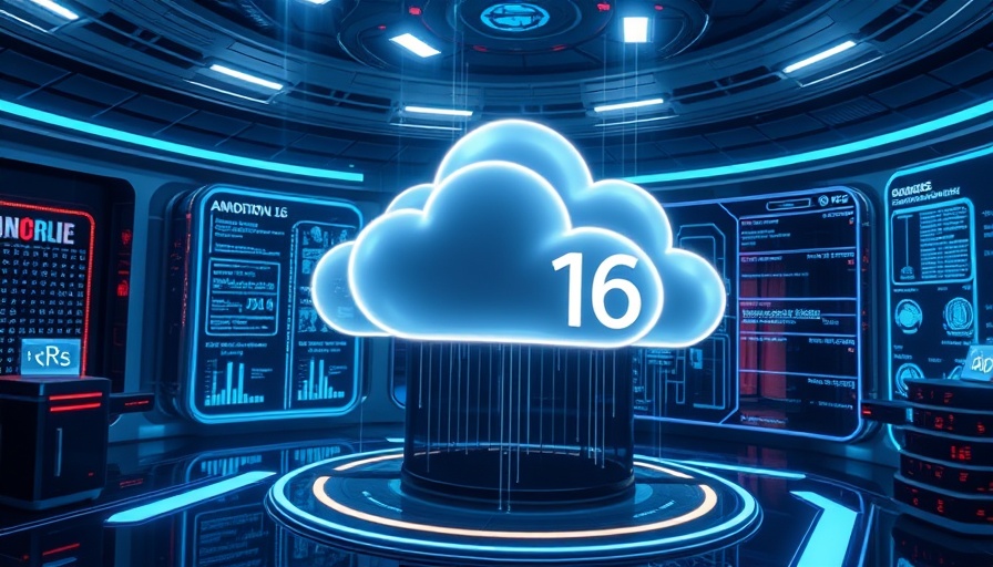 Futuristic cloud compilation interface for Android 16.