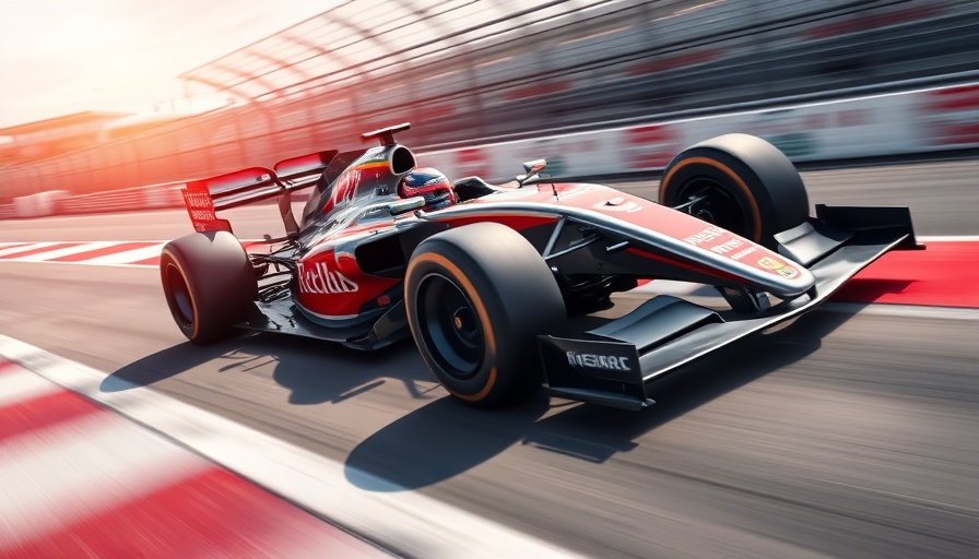 Wiederholungen Formel 1 Großer Preis von Bahrain race car zooms by.