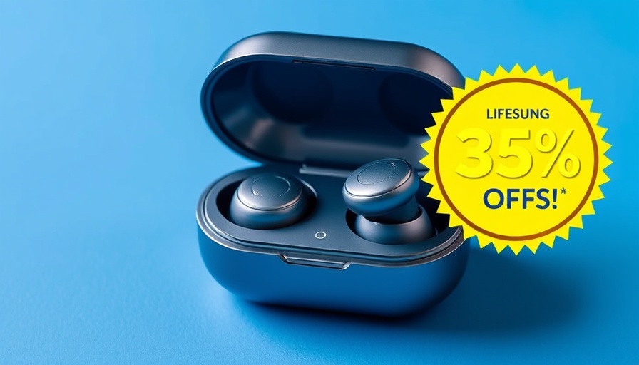 Samsung Galaxy Buds 3 Pro on discount with open case.