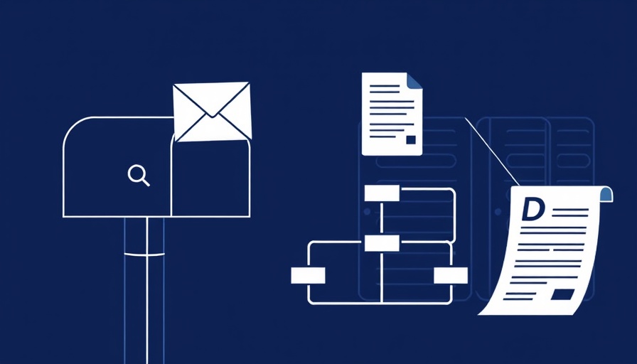 Illustration of E-Mail-Dienst Anbieter § 21 TDDDG with mailbox and legal symbols.