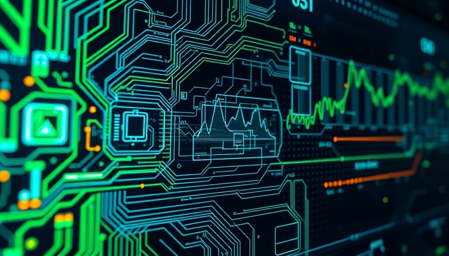 Futuristic AI interface with glowing digital elements, Künstliche Intelligenz strategisch nutzen