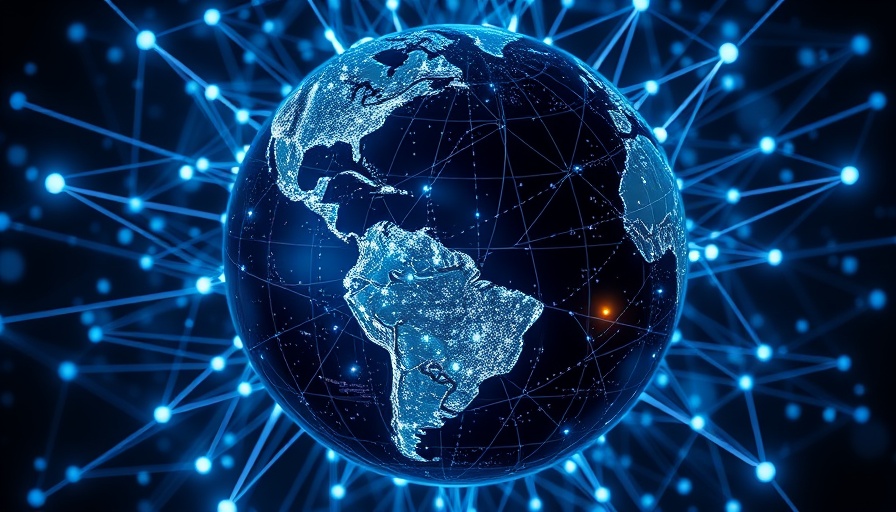 Global data networks visualization with faces and Earth globe, Polizeidatenbanken Palantir.