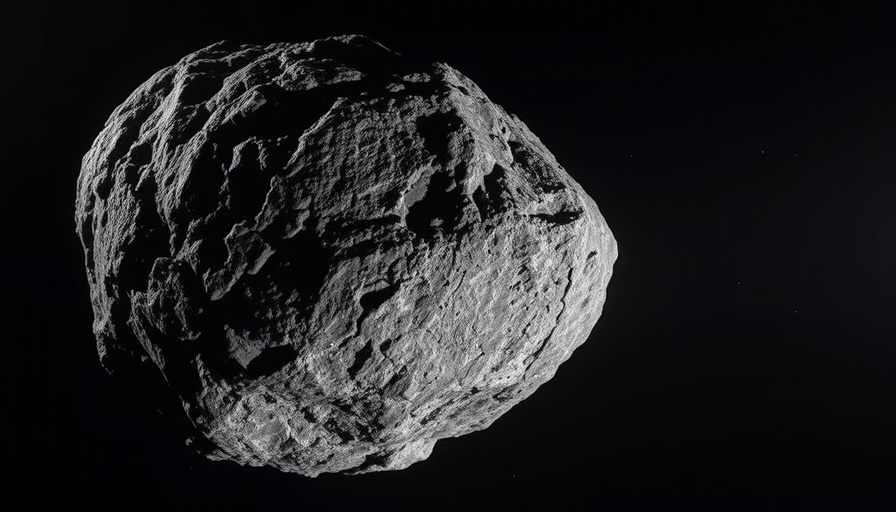 NASA-Sonde Lucy und Asteroid Donaldjohanson in space.