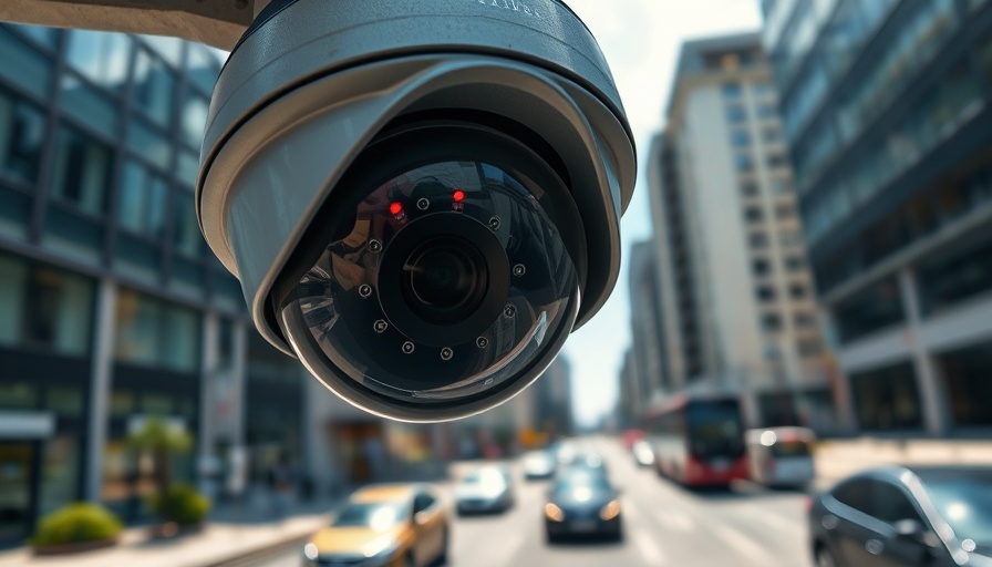Sicherheitslücke bei Überwachungsgeräten der Polizei: Close-up of surveillance camera.