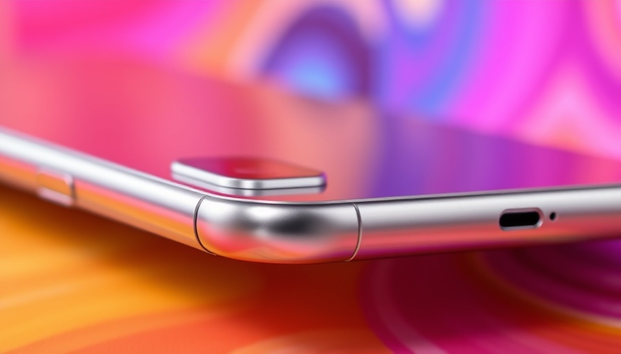 Sleek smartphone with curved edges on colorful background, beste Smartphones bis 400 Euro.