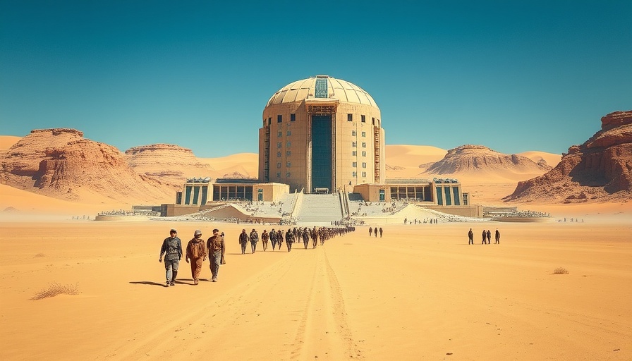 Futuristic thorium reactor in desert, China Thorium Reaktor Online Refueling