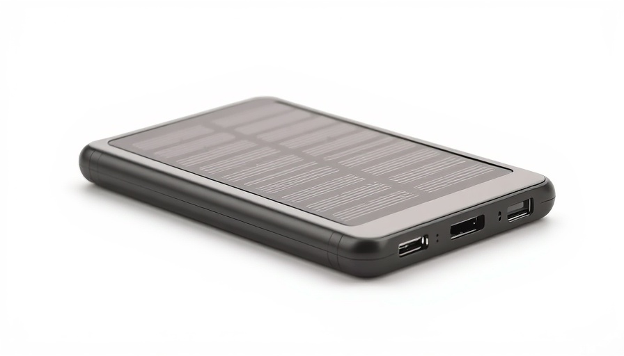Hiluckey Wireless Solar Powerbank Deal illustration with sleek design.
