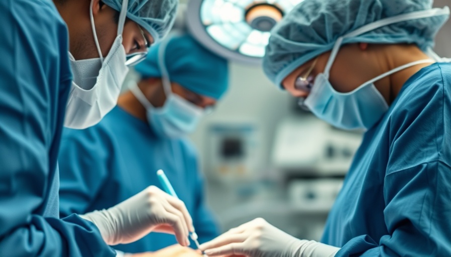 Close-up of surgical procedure in Germany's operating room.