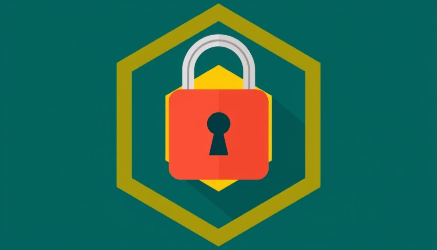 Colorful padlock symbol representing strong data protection.