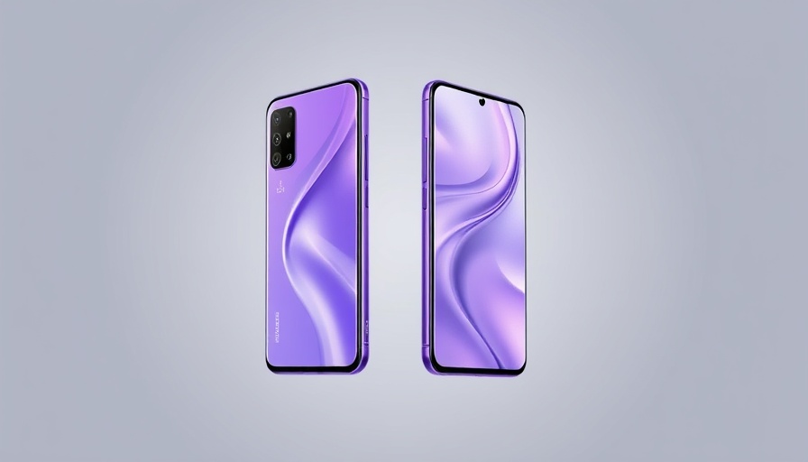 Vibrant purple Vivo X200s smartphone on a grey background