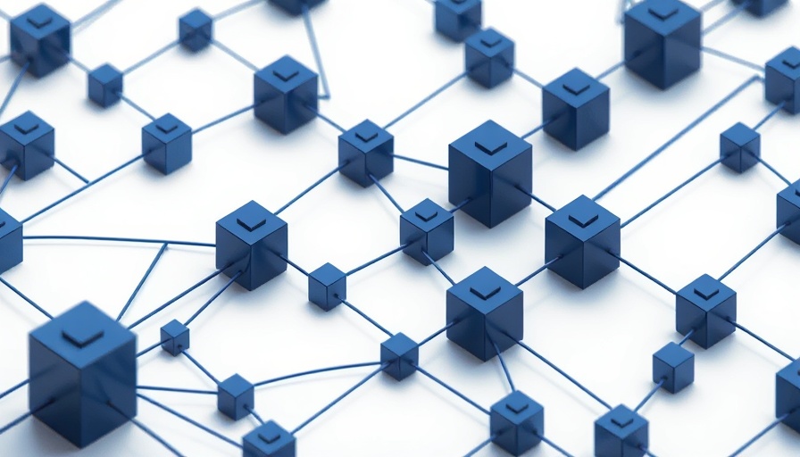 EDSA Blockchain und Datenschutz illustration with connected cubes.