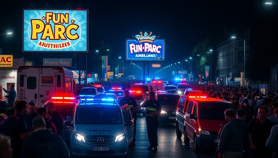 Tödlicher Streit Trittau: Emergency response scene at night with police and ambulance.