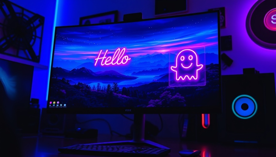 ViewSonic XG275D1-4K Gaming-Monitor in neon-lit setup.