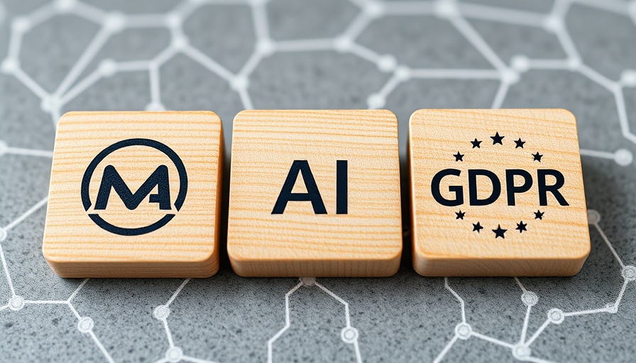 Meta KI-Training Datenschutz wood blocks illustrating AI and GDPR concepts.