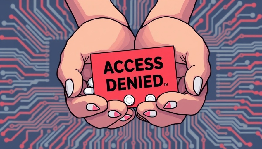 Texas abortion law free speech illustration showing access denial.