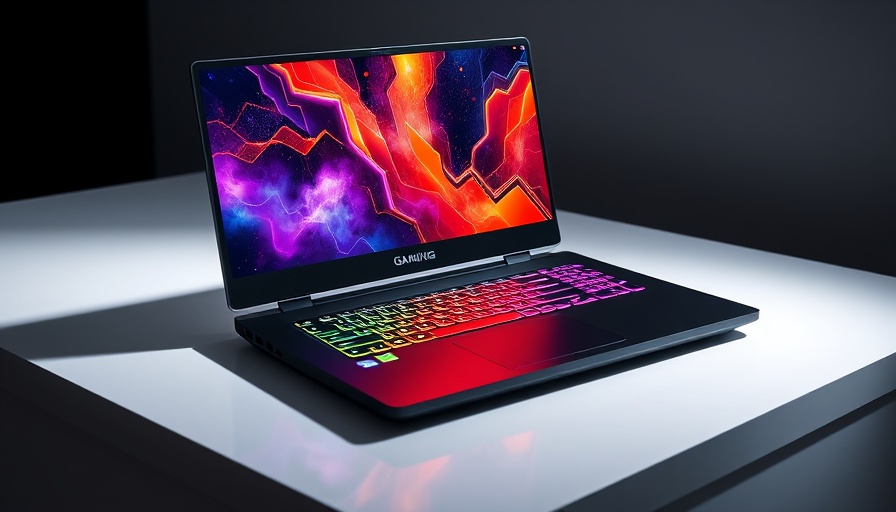 Neue Gaming-Flaggschiffe von Medion laptop showcasing vibrant display.