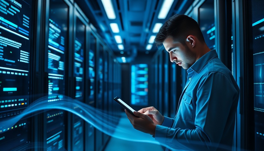 Futuristic server update scenario illustrating Hotpatching Windows Server 2025.