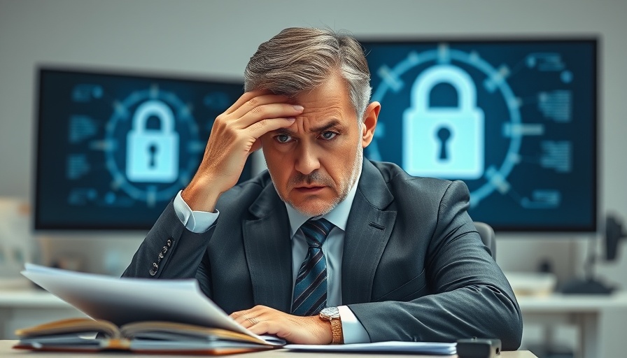 BGH Schadensersatz bei Kontrollverlust; stressed man with folder and security background