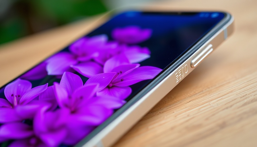 Samsung One UI 7.0 Update on sleek smartphone screen.