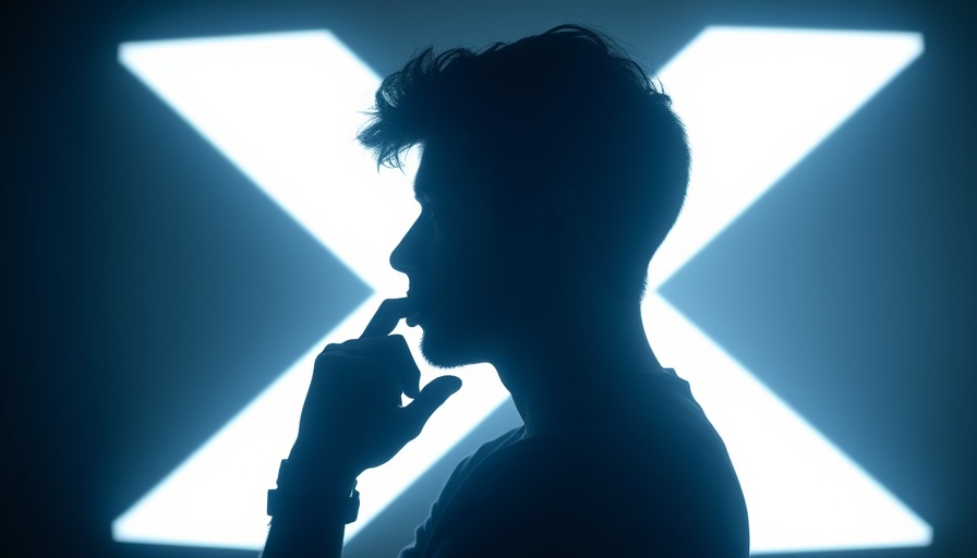 Mann im Schatten vor X-Logo, EU-Reichweitenverlust.