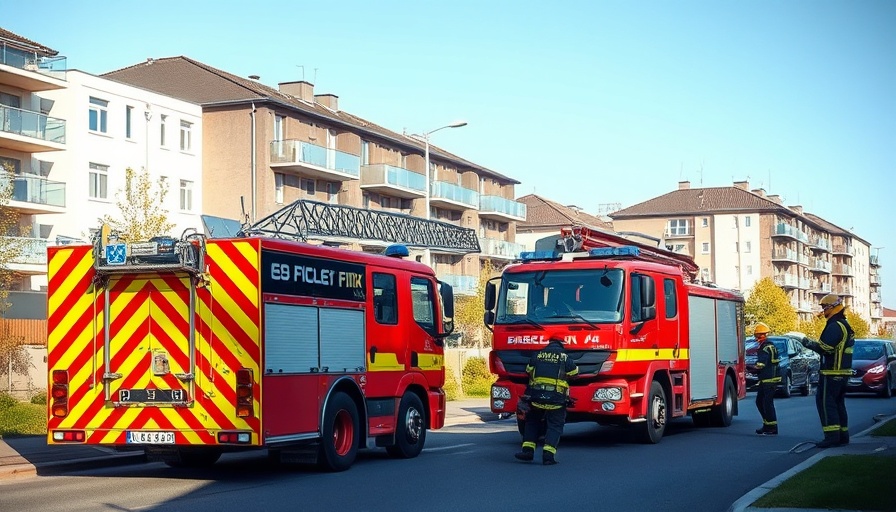 Firefighters respond to explosion at Timmendorfer Strand.