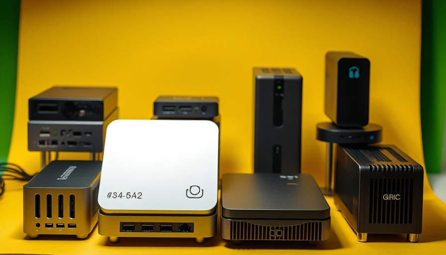 Bester Mini-PC für Datenschutz displayed in colorful setting.