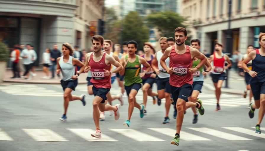 Runners in action during Volkslauf Großhansdorf race.