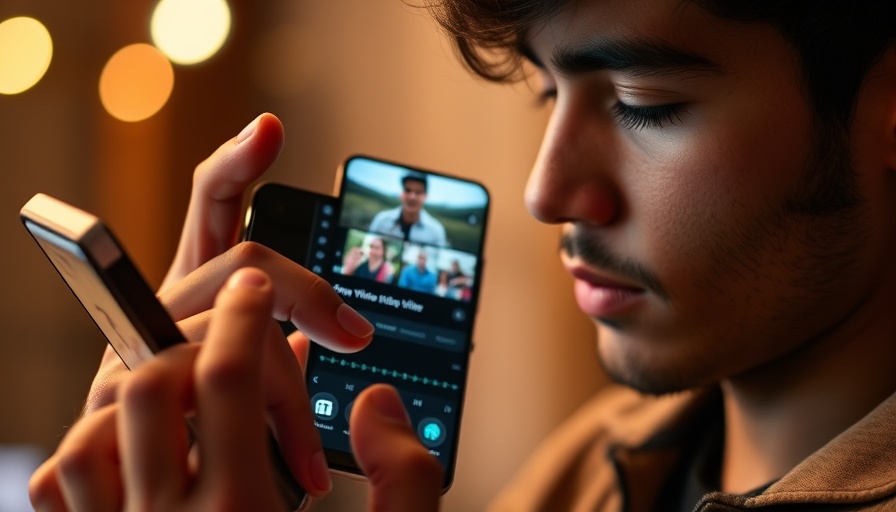 Meta Edits App für Videoproduktion interface settings view