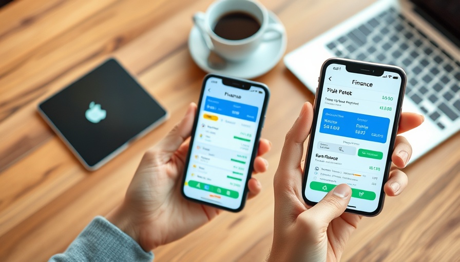 Wero für Solo-Selbstständige: Hands using finance app on smartphones.
