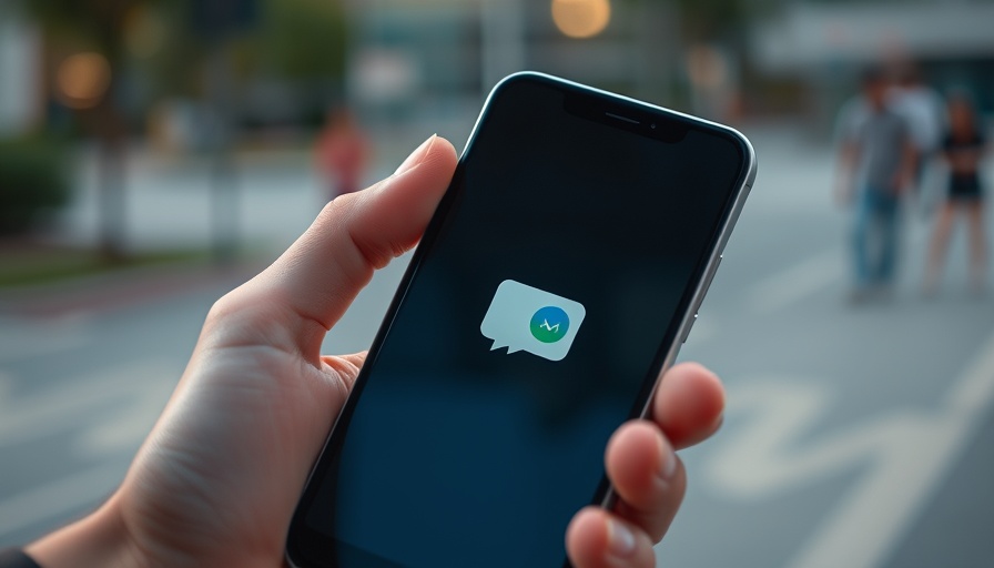 Google Messages app on smartphone screen, close-up view.