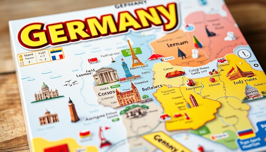 Entdecke Deutschland Spiel board game box displaying Germany map.