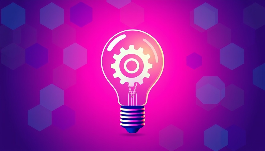 Abstract lightbulb with gear in hexagon pattern, FCC Ablehnen DRM.